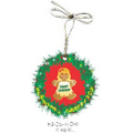 Gingerbread Girl Gift Shop Wreath Ornament (4 Sq. In.)